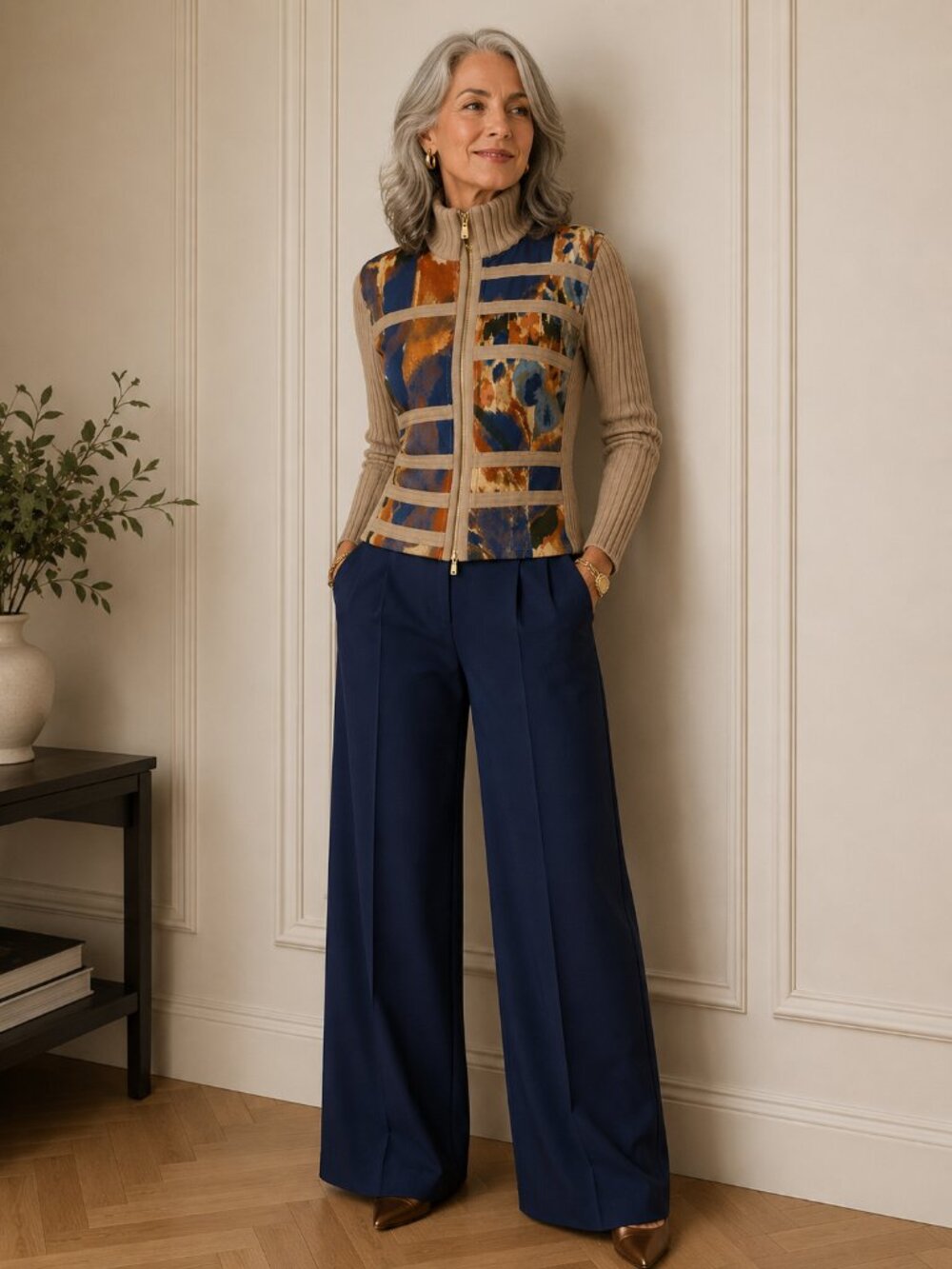 St. John Sport by Marie Gray Multicolor Cardigan